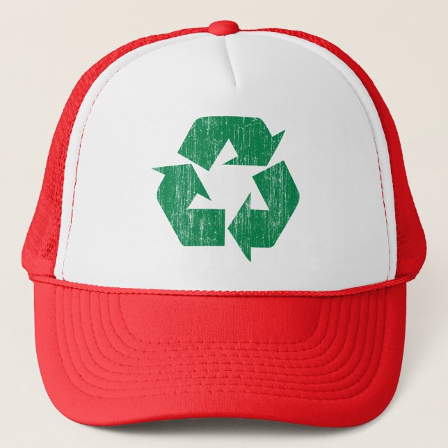Recycle T-Shirts For Earth Day Trucker Hat (Front)