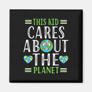 Recycle This Kid Cares Planet Save World Hour Eart Magnet