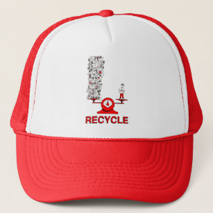 Recycle Trash Hat