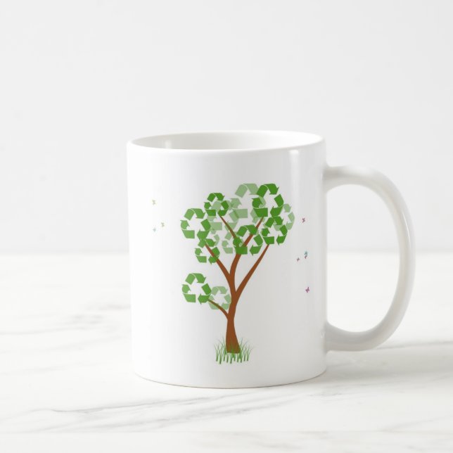 Recycle Tree mug (Right)
