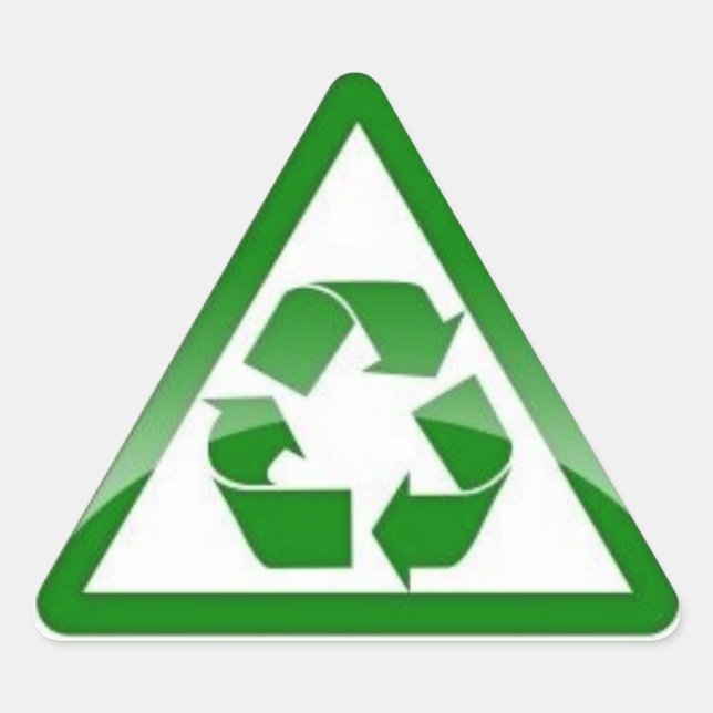 Recycle Triangle Sticker (Front)