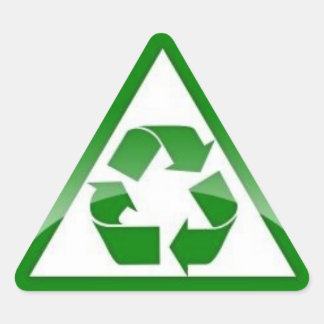 Recycle Triangle Sticker