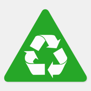recycle : warning sticker