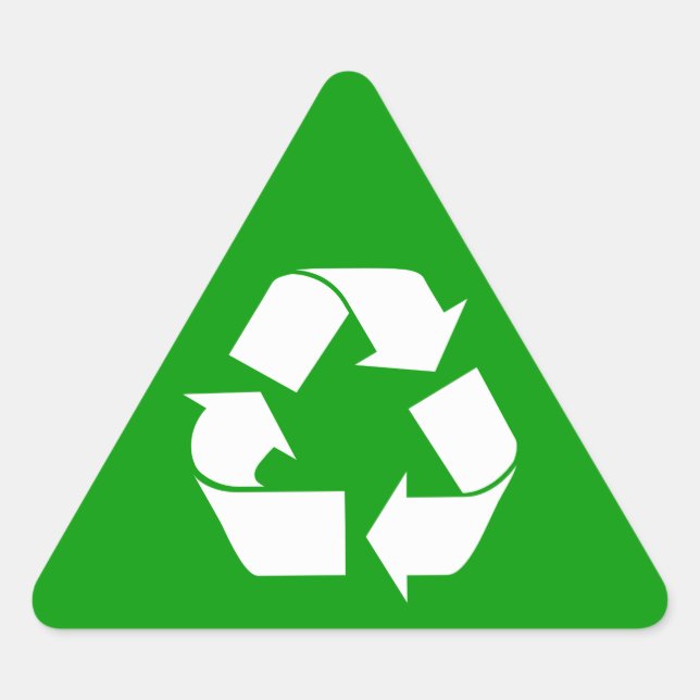 recycle : warning sticker (Front)