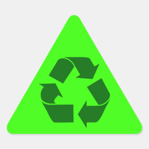 recycle : warning sticker