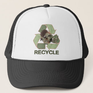 Recycle Zombie Trucker Hat