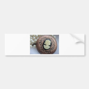 Recycled Cameo Bumper Sticker