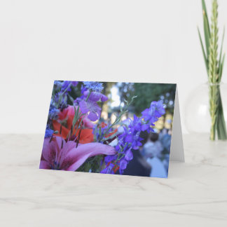 Recycled Flowers Card