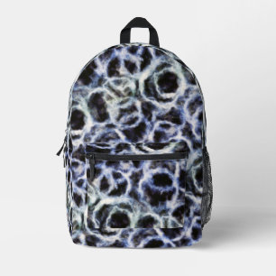 recycled indigo shibori : printed backpack