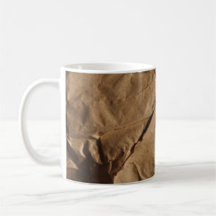 Recycled Paper: Eco-Friendly Texture. Coffee Mug