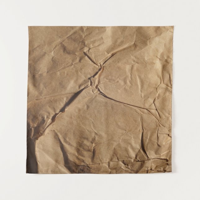 Recycled Paper: Eco-Friendly Texture. Tapestry (Front)