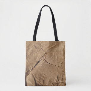 Recycled Paper: Eco-Friendly Texture. Tote Bag