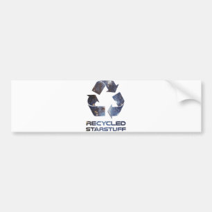 Recycled Star Stuff Bumper Sticker