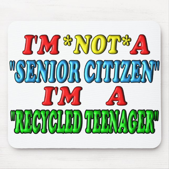 Recycled Teenager Mouse Pad (Front)