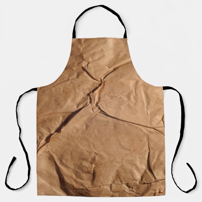 Recycled wrapping paper. Texture. Apron (Front)