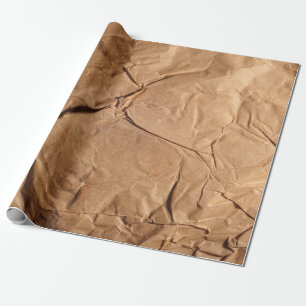 Recycled wrapping paper. Texture. Paper
