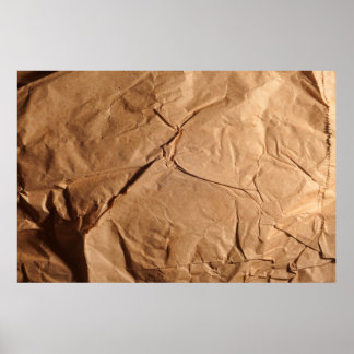 Recycled wrapping paper. Texture. Poster