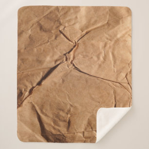 Recycled wrapping paper. Texture. Sherpa Blanket