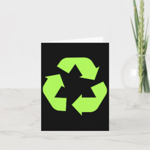 Recycles Earth Environmental Sustainability Recycl Card