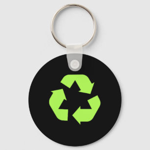 Recycles Earth Environmental Sustainability Recycl Key Ring