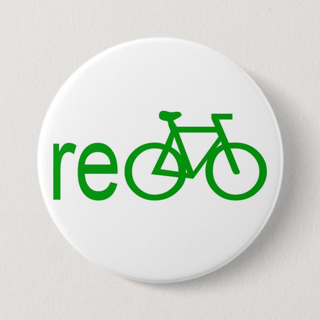 Recycling 7.5 Cm Round Badge (Front)