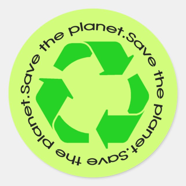 Recycling Awareness Stickers (Front)
