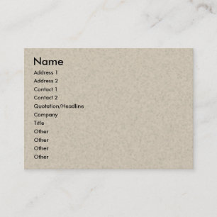 Recycling Business Card