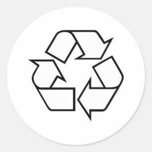 Recycling Classic Round Sticker