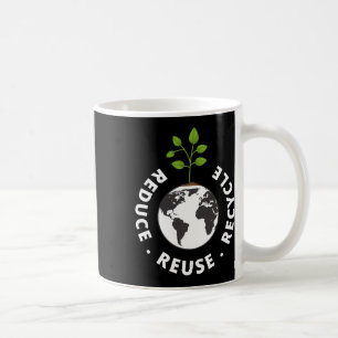 Recycling Earth Day Gift Environment Reduce Reuse  Coffee Mug