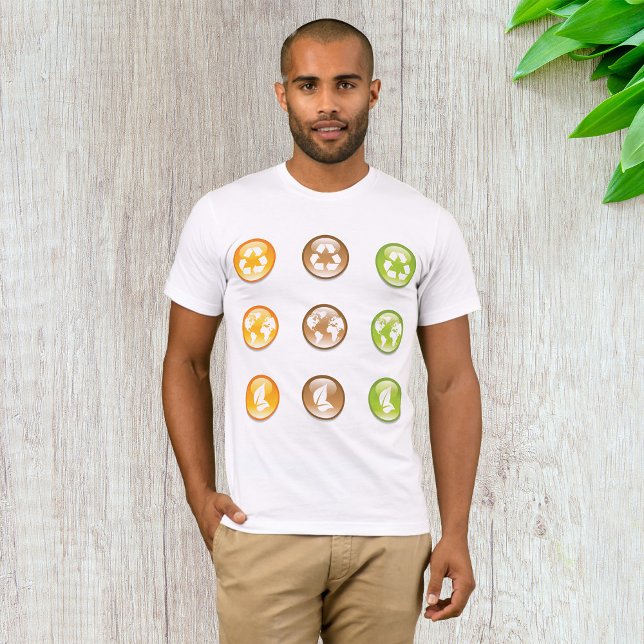 Recycling Elements Mens T-Shirt (Creator Uploaded)
