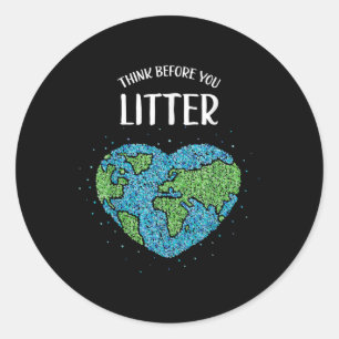 Recycling Environmental Climate Protection Nature Classic Round Sticker