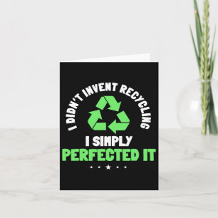 Recycling Environmentalist Recycle Earth Day Natur Card