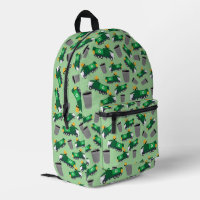 Recycling Garbage Truck Pattern Boys School