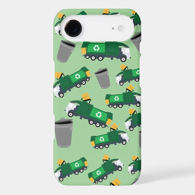 Recycling Garbage Truck Pattern Case-Mate iPhone Case (Back)