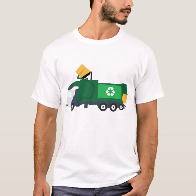 Recycling Garbage Truck T-Shirt (Front)