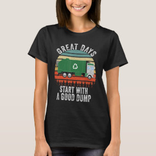 Recycling Garbage Truck Trash Collector Recycling T-Shirt