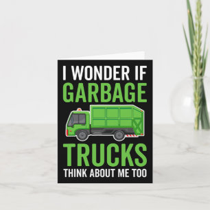 Recycling Garge Truck Trash Collector Recycle Eart Card