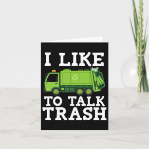 Recycling Garge Truck Trash Collector Recycle Eart Card