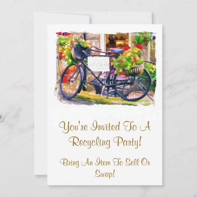 RECYCLING INVITATION (Front)