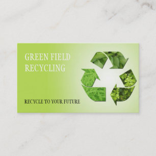 Recycling Junk Scrap Metal Removal Business Card