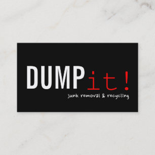 Recycling Junk Scrap Metal Removal Business Card