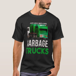 Recycling just a boy who loves garbage trucks for  T-Shirt