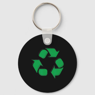 Recycling Logo Recycle Symbol Earth Day Boys Girls Key Ring