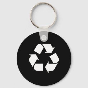 Recycling Logo Recycle Symbol Earth Day Boys Girls Key Ring