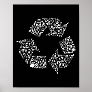 Recycling Logo Recycle Symbol Earth Day Poster