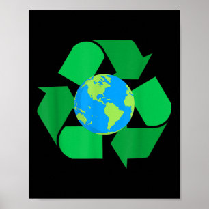 Recycling Planet Earth Climate Protection Environm Poster