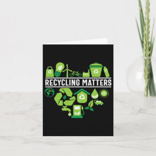Recycling Problems Earth Day Card