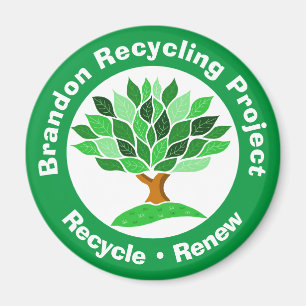Recycling Project. Recycle & Renew. Magnet