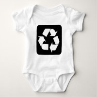 Recycling Sign - Black
