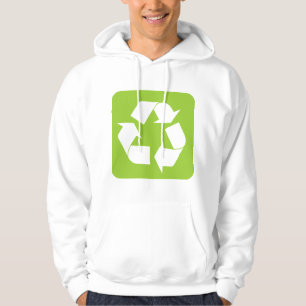 Recycling Sign - Martian Green Hoodie